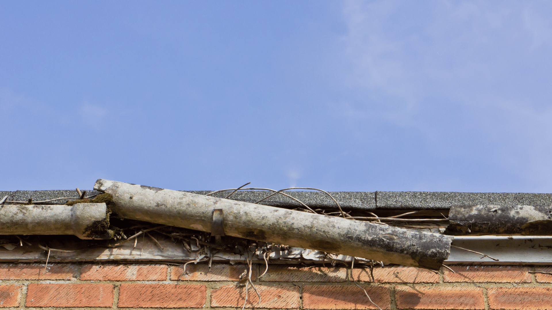 Damaged gutters covered by home insurance