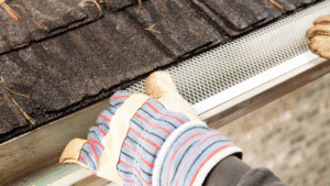 Gutter Guard installation