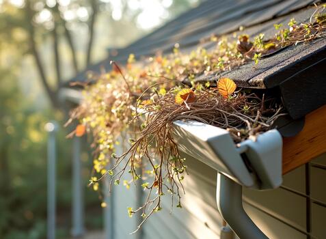 Plants Growing in My Gutters